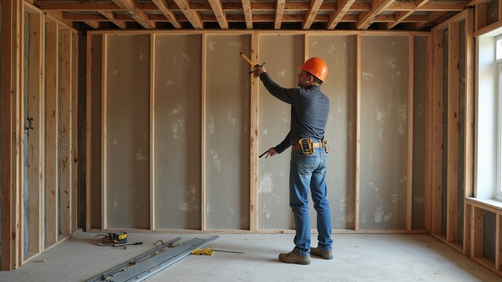 assess structural load bearing walls